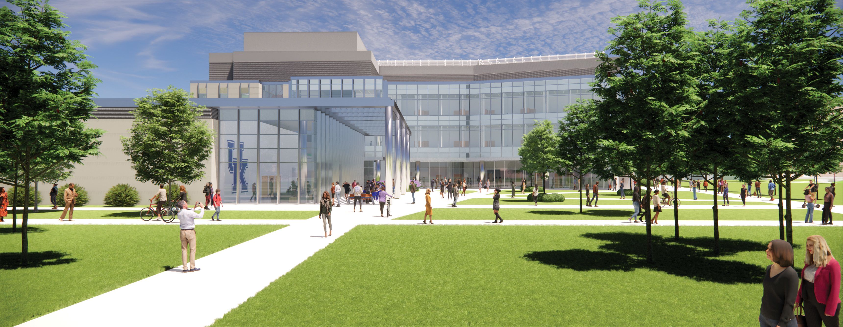 Rendering of the agricultural research building
